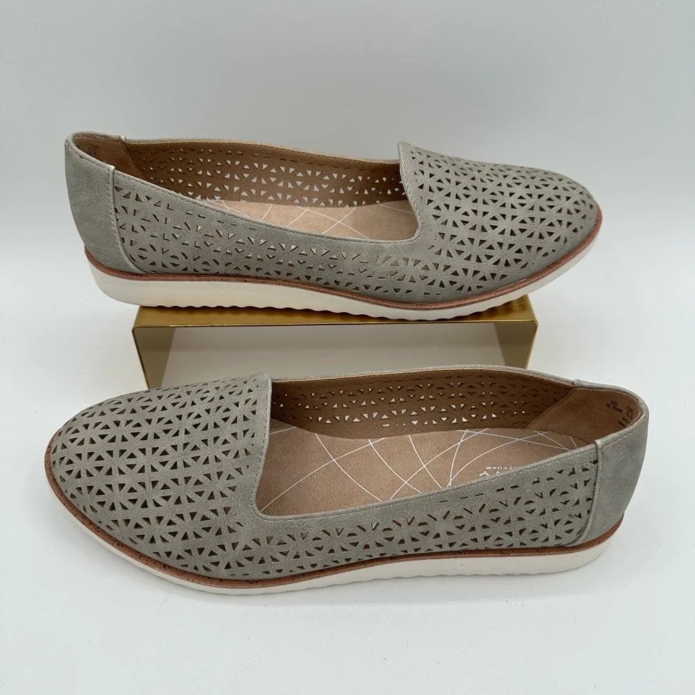 LIFESTRIDE Gray Lasor Cut Slip-On Zamora Loafer | Size 8.5 - Picture 2 of 14